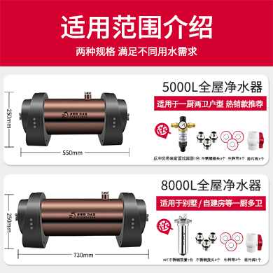 5000L-8000L大流量全屋凈水器