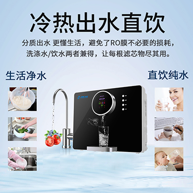 不僅凈水還能加熱 礦物質(zhì)水純凈水雙出水口